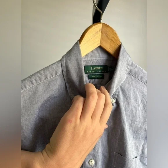 Ralph Lauren mens buttondown shirt - Picture 3 of 4